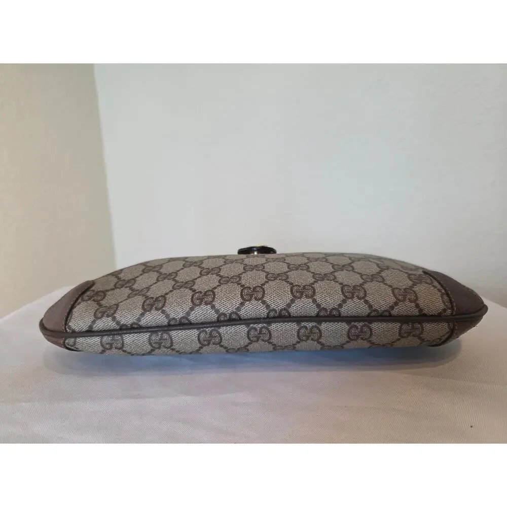 Gucci GG Canvas Web Stripe Vintage Crossbody Bag Removable strap Italy Ophidia - Picture 5 of 15